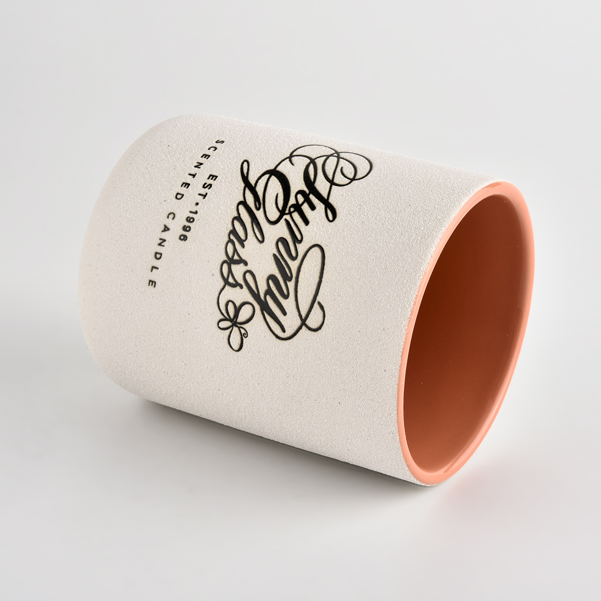 OEM/ODM private label ceramic candle jars and candle containers