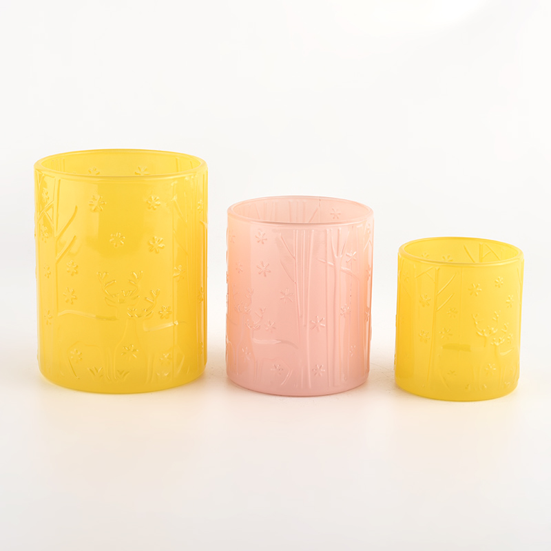 20oz 10oz 6oz three sizes glass candle jars wholesale