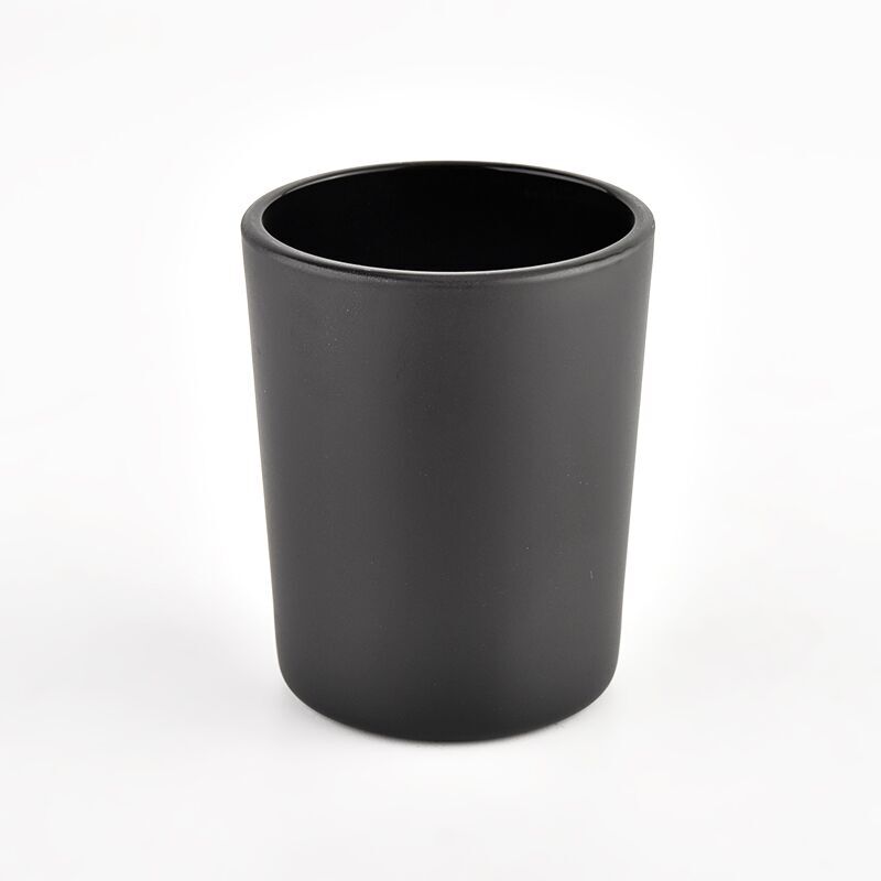 3oz mini votive matte black candle jars for home decoration