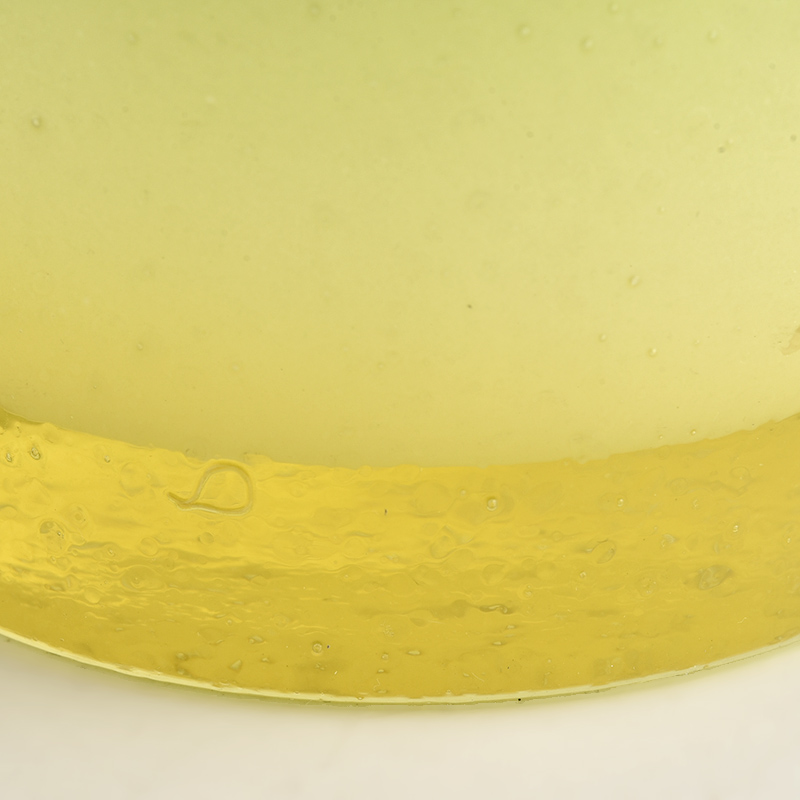 Luxury 8oz gradient color glass candle holder