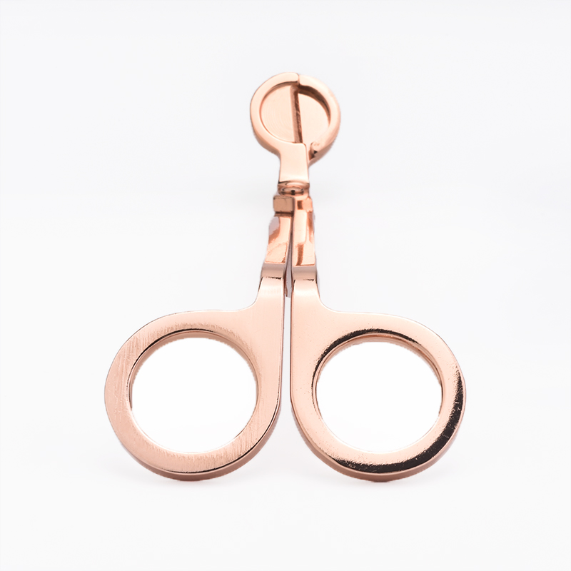 stainless steel rose gold candle Wick cutter scissor with customize logo