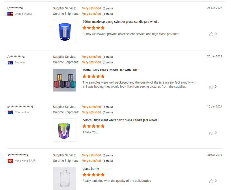 530ml Glass Candle Jar Custom Color Classic Cylinder Glass Candle Jars 15oz Candle Glass