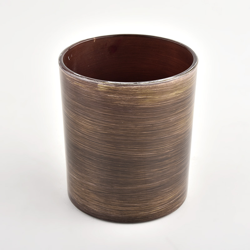 Ny dekoration på glas lysestage 30cl glas lys krukke