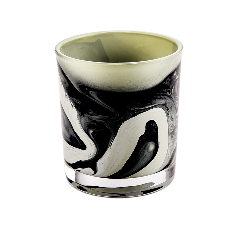 new artwork craft 8oz glass candle jar