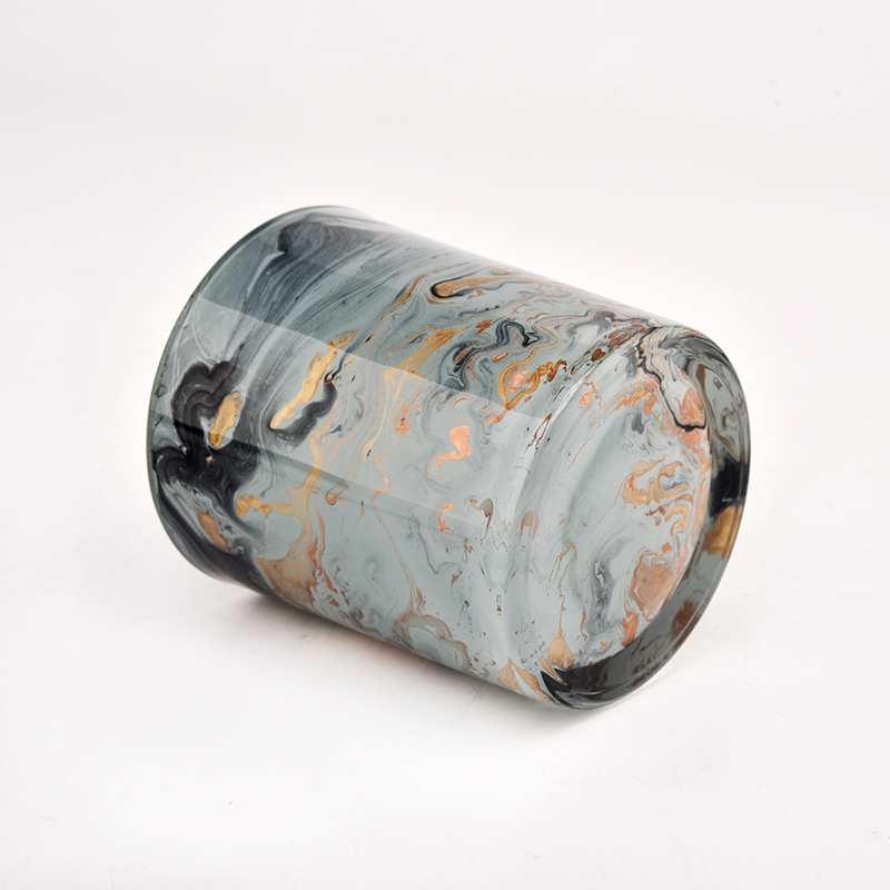 Wholesale OEM Glass Candle Vessel Home Decor Candle Jar