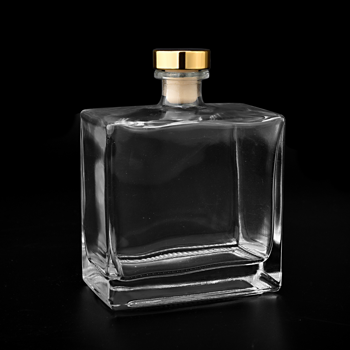 13oz home spray square shape glass diffuser bottle