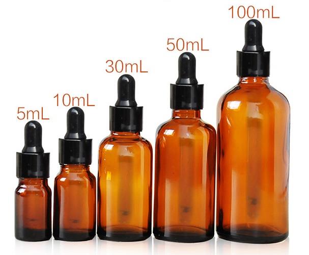 5ml, 10ml, 15ml, 20ml, 50ml, 100ml Glass Dropper Bottle Custom Glass Bottles