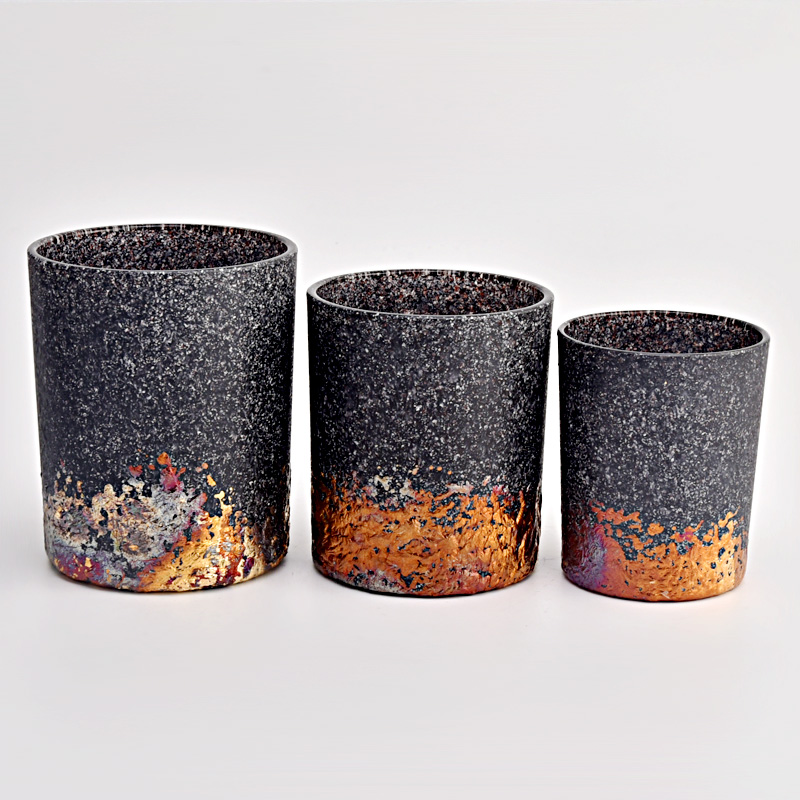 โถเทียนแก้วลายทรายพิเศษออกแบบใหม่