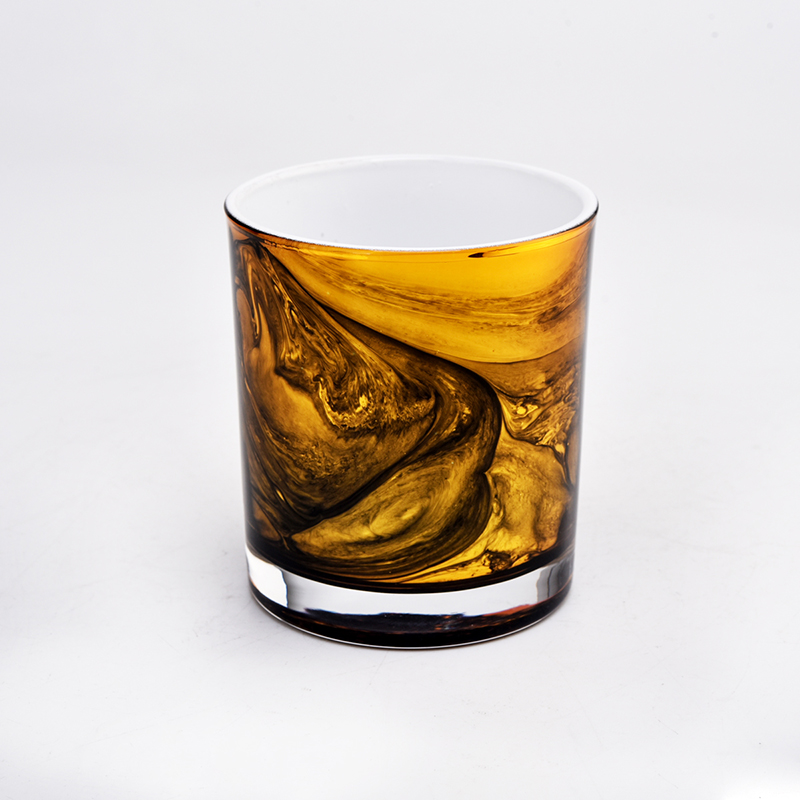 Izsmalcinātas 8 unces stikla sveču burkas