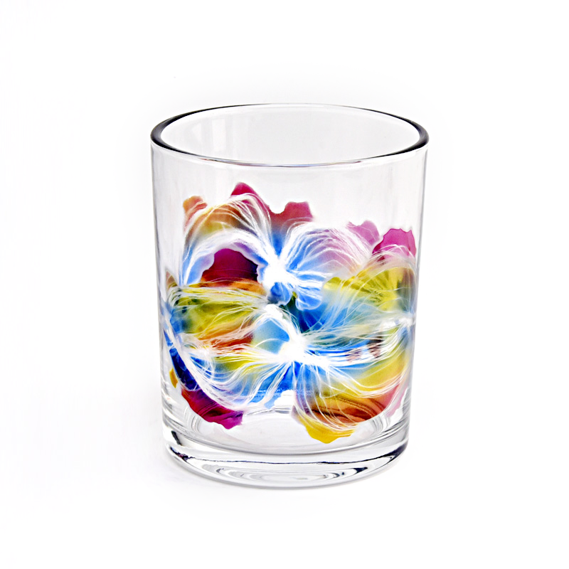 home decor 14oz artwork deocartion glass candle jar