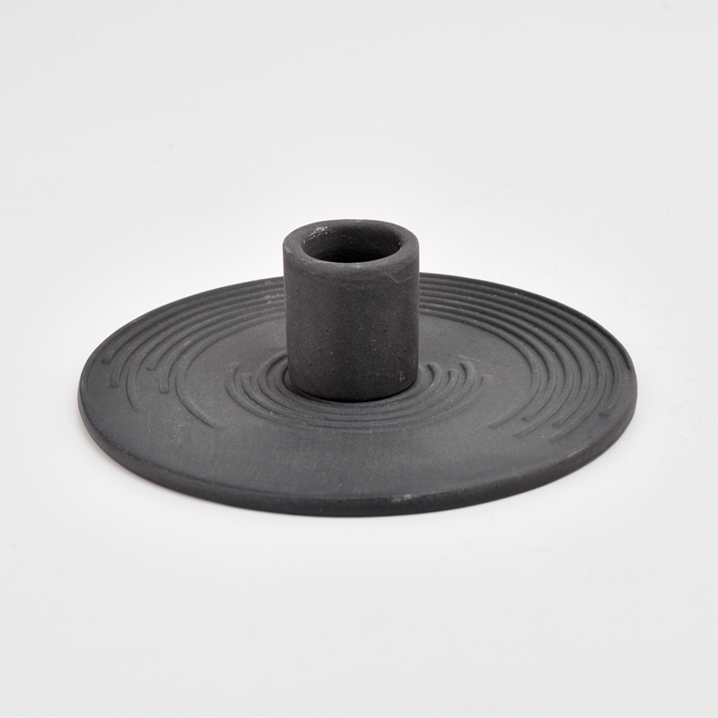 Matte Black Ceramic Incense Holder Wholesale