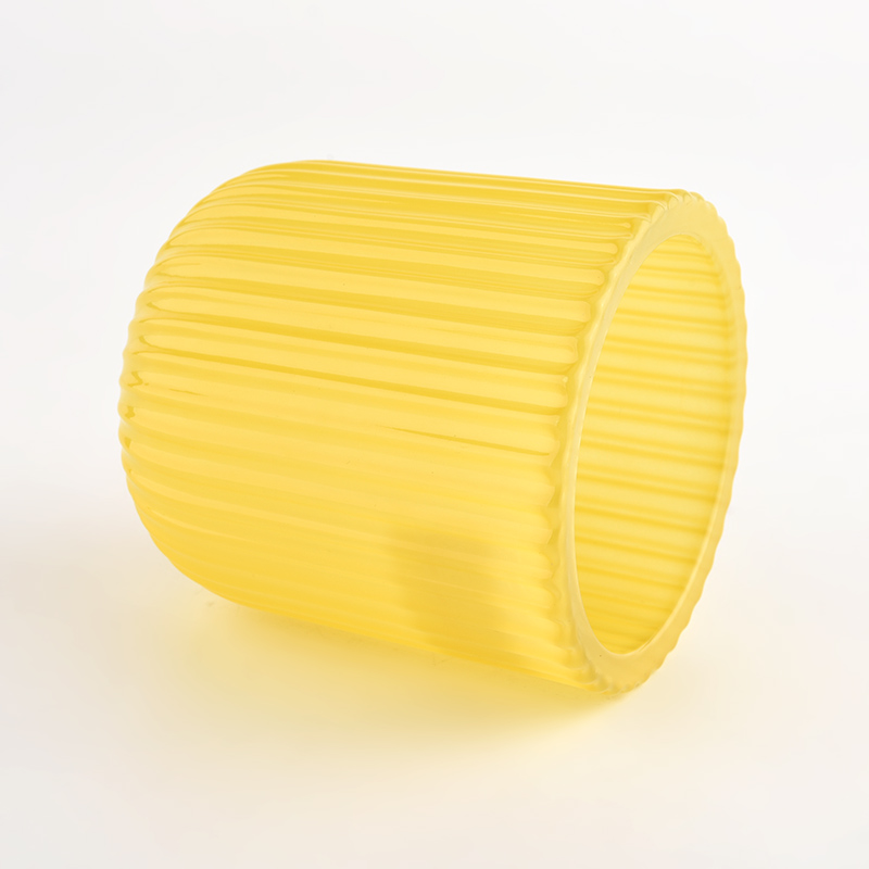 Popular 300ml glass candle jars with round bottom candle vessels supplier