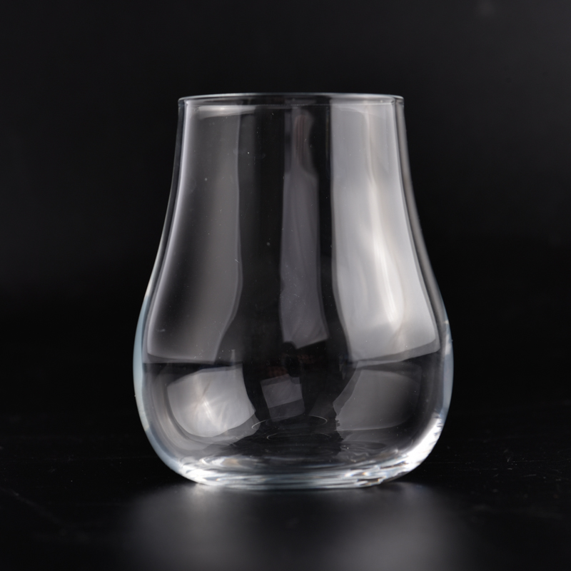 machine blown 10oz egg shape glass cup Whiskey glass glass jar