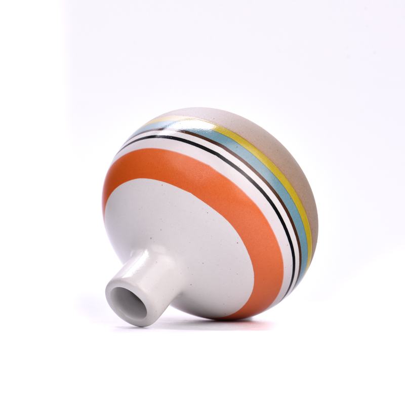 Rainbow ceramic diffuser bottles for home fragrance