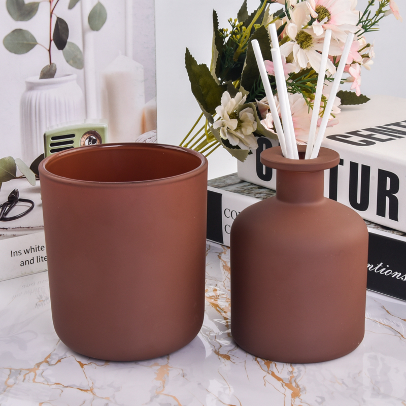 Pakyawan na Mga Bote ng Matte Glass Diffuser