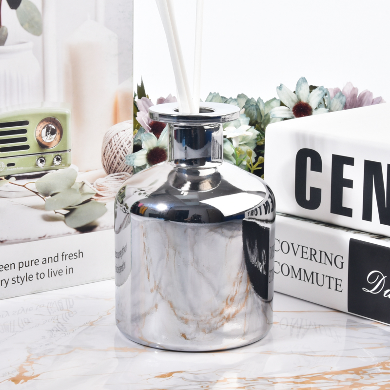 Christmas Decoration Silver Diffuser Bottle 258ml Glass Diffuser Bottles Wholesale Christmas Decoration Silver Diffuser Bottle 258ml Glass Diffuser Bottles Wholesale