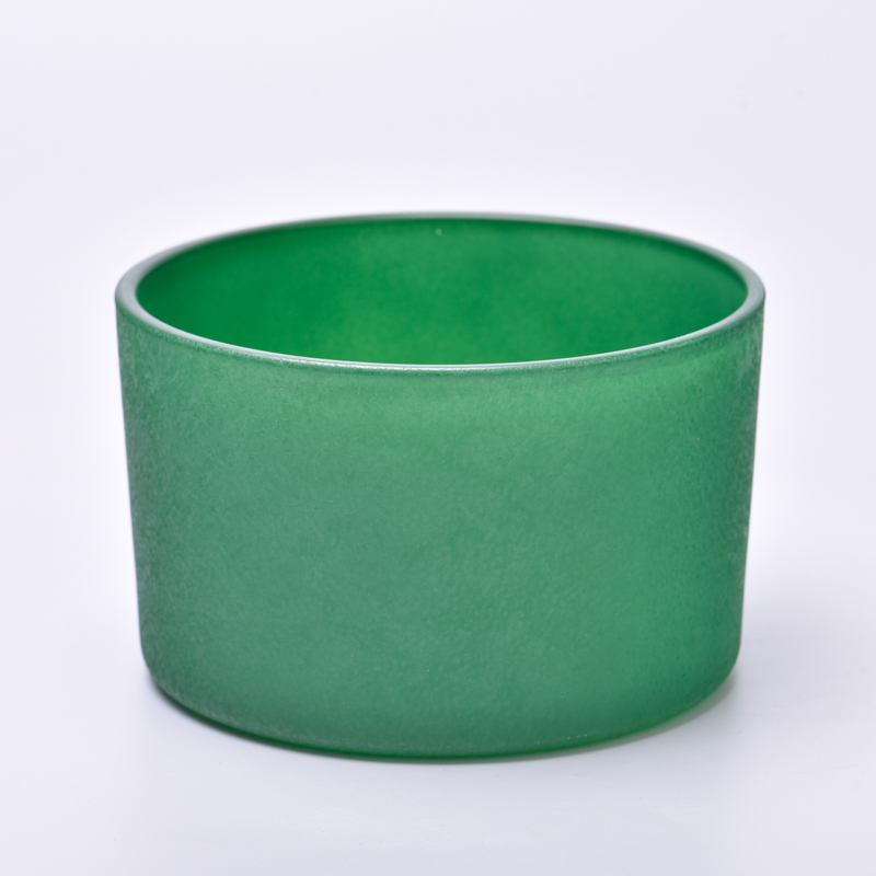 Newly customized color rockness effect outside the 2oz-20oz glass candle jar for home deco - COPY - aetq6k