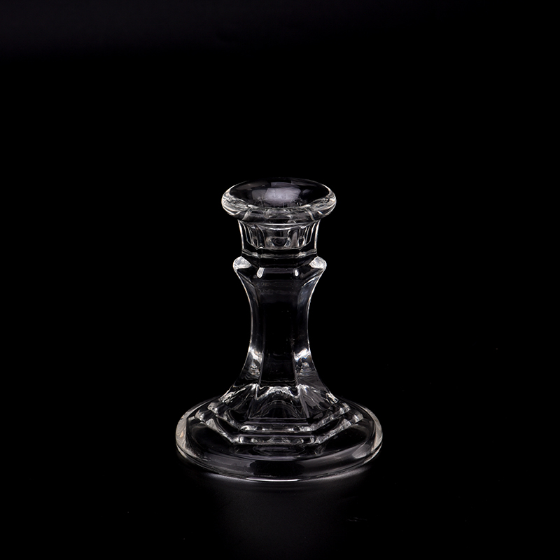 Vairumtirdzniecība 8 ml elegants stikla svečturis vakariņu galda kāzām