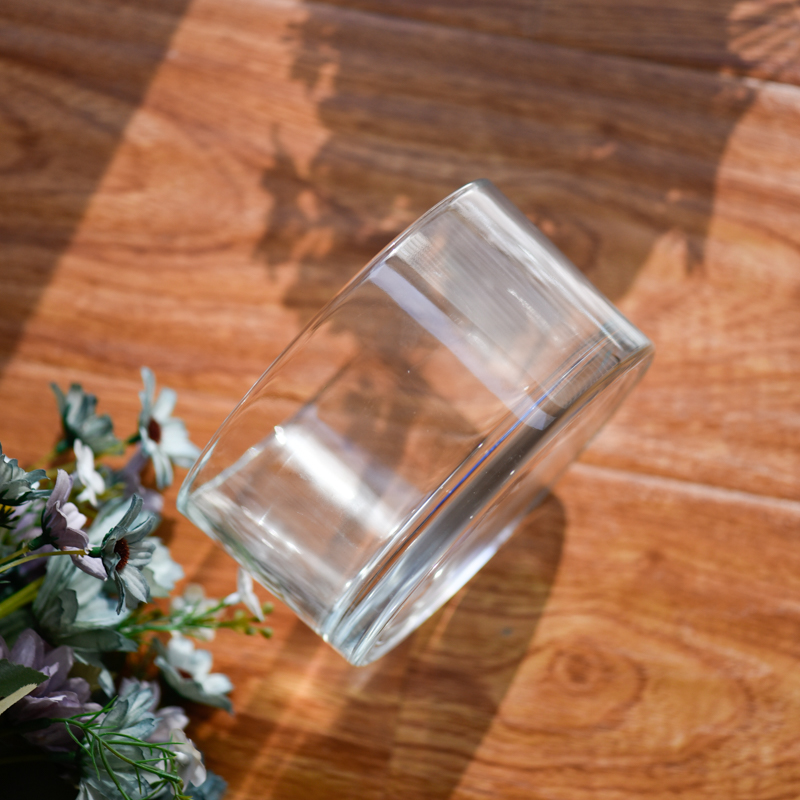 Wholesale 3 wick round candles holder 1004ml clear large glass candle bowls for candle making Wholesale 3 wick round candles holder 1004ml clear large glass candle bowls for candle making