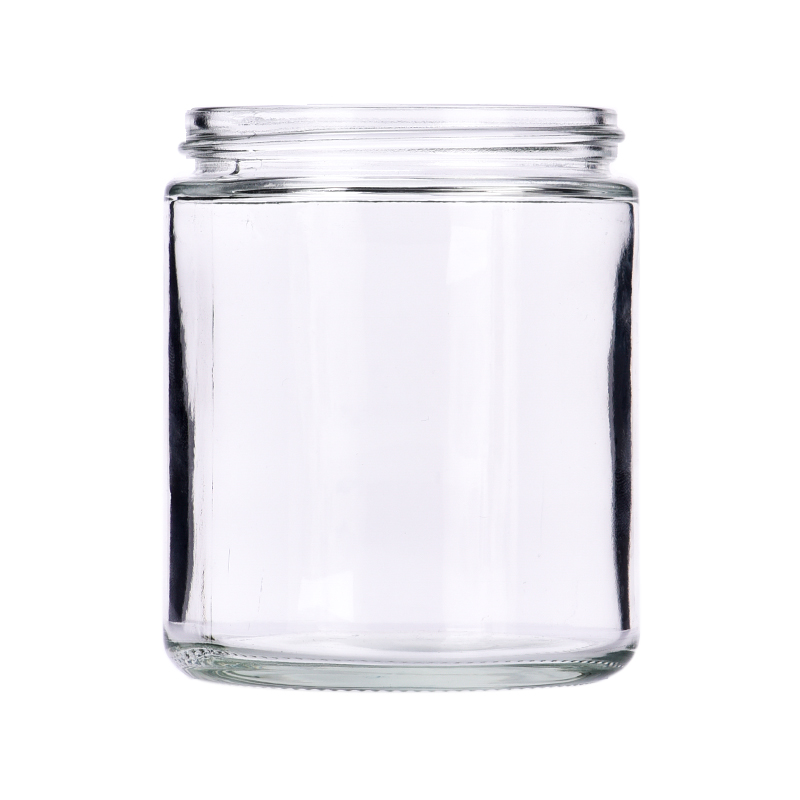 Wholesale stock glass candle jar for soy wax candle glass 