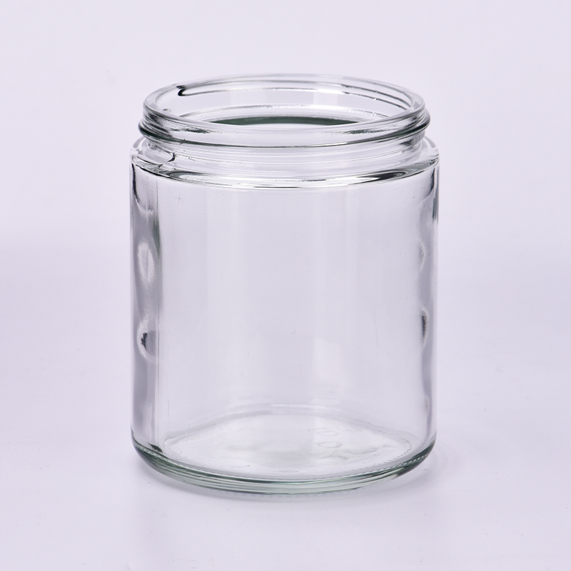 Wholesale stock glass candle jar for soy wax candle glass 