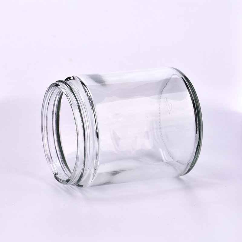Wholesale stock glass candle jar for soy wax candle glass 