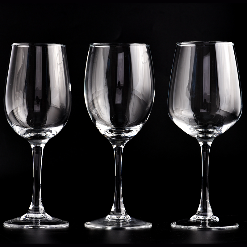 customized 300ml glass wine cup Goblet crystal wine glasses sets