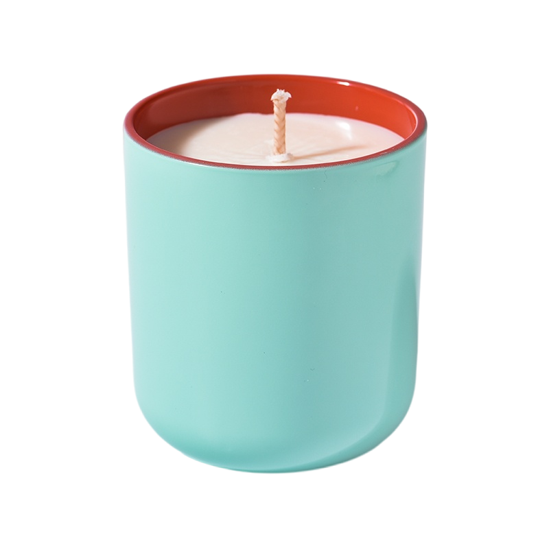 6oz 8oz 10oz 12oz 14oz 16oz Customized Round Bottom Glass Candle Holder