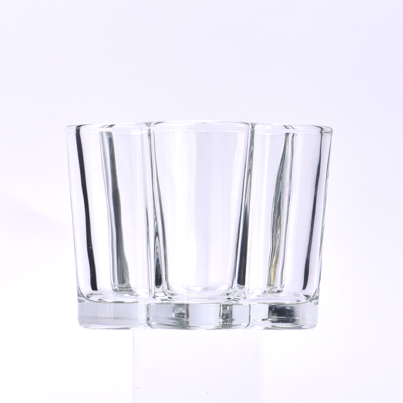 140ml boş şeffaf cam mum kavanozu toptan