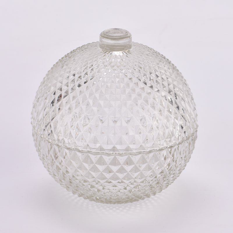 Noel Ağacı Dekorasyonu için Şeffaf Top Süsleri Cam Top Kavanoz