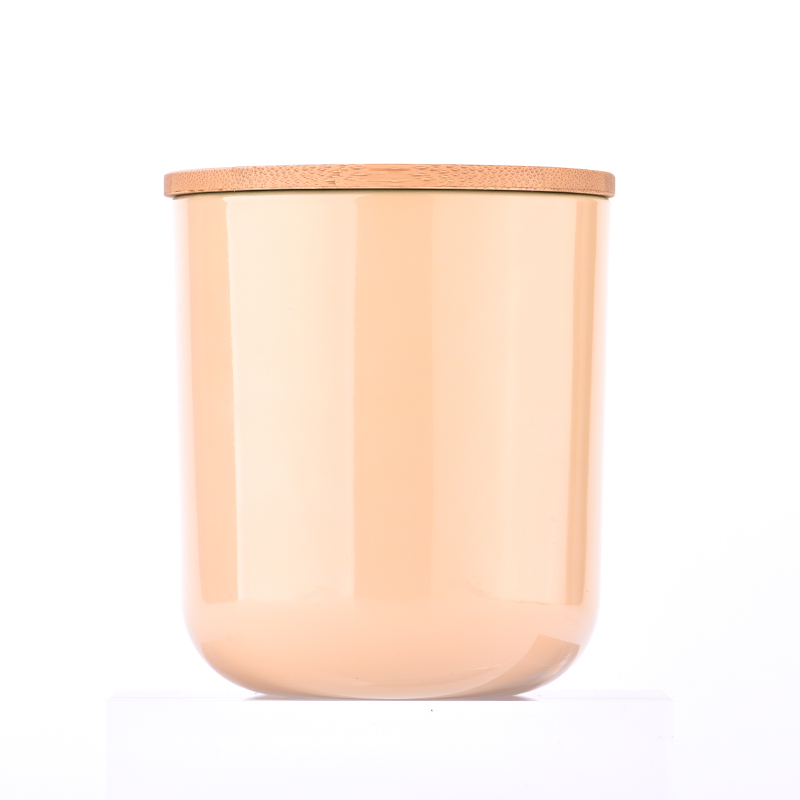 ev dekorasyonu parlak renkler yuvarlak cam mum kavanozları