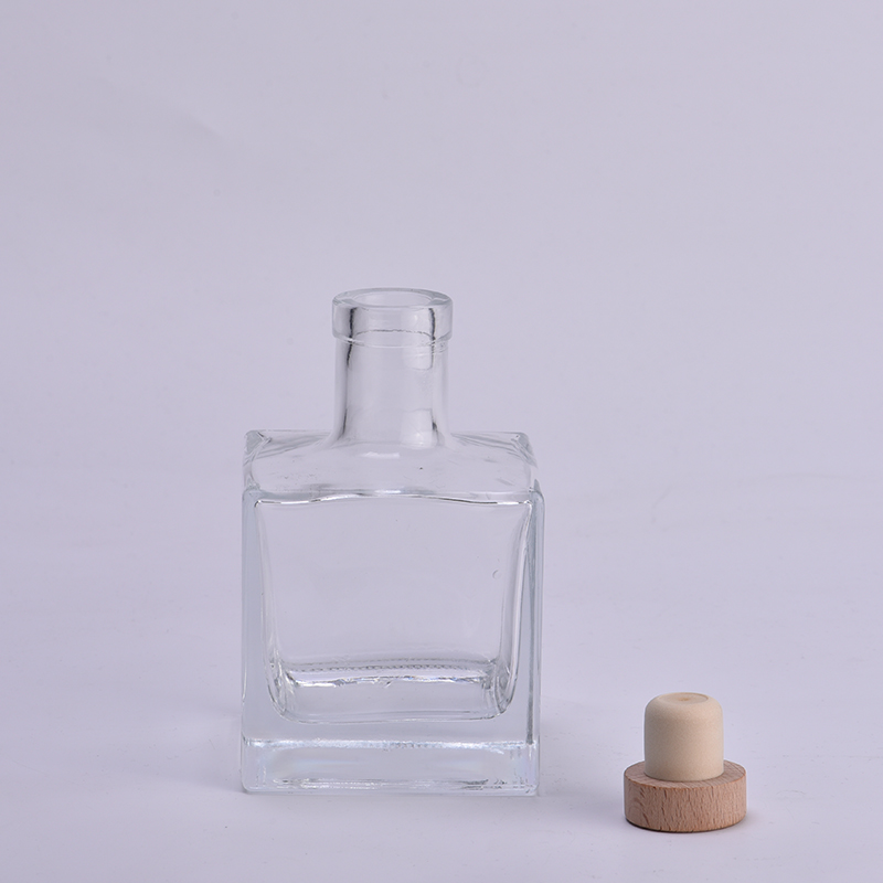 hot sales square glass diffuser bottle 