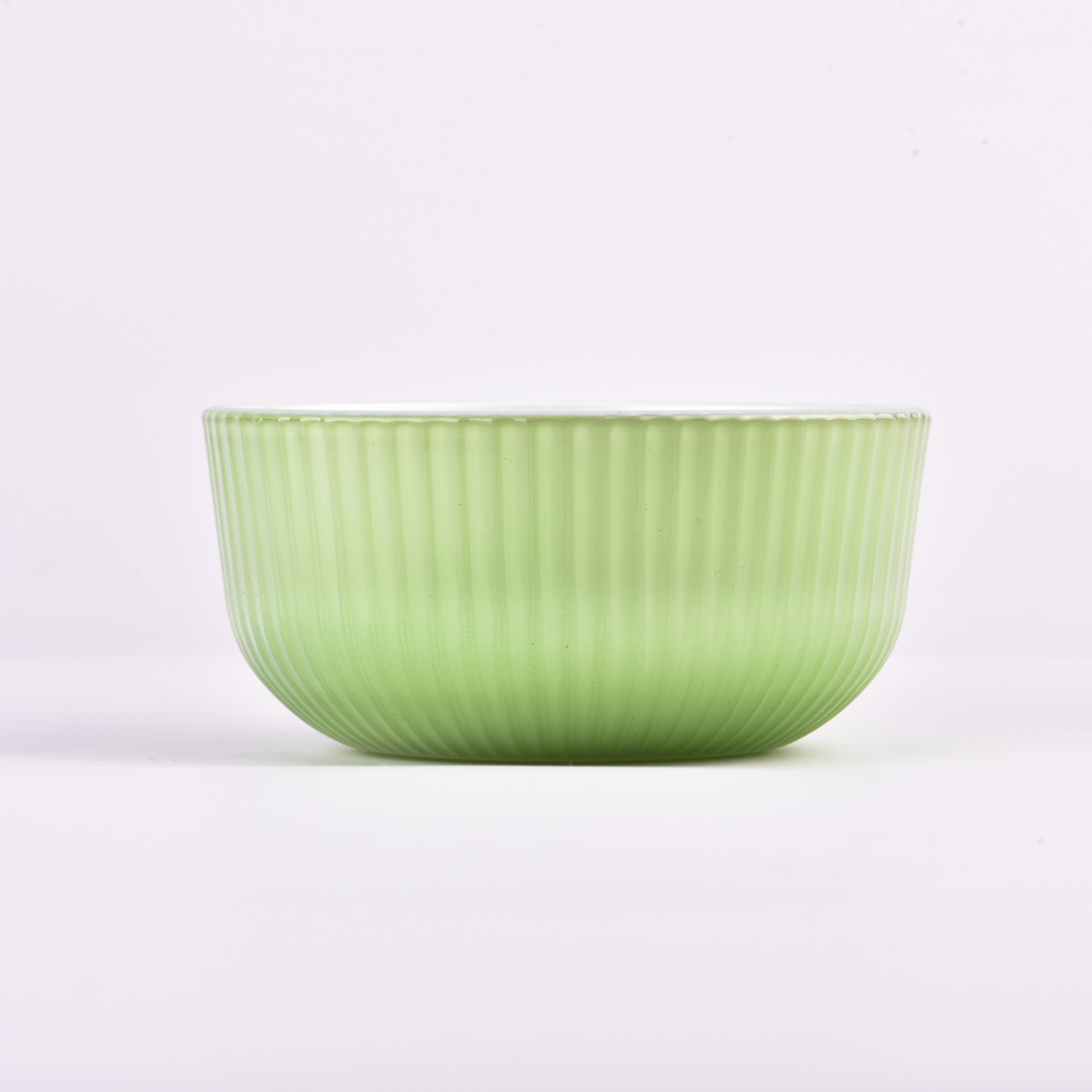 Lüks İki Fitil Üç Fitil Ribber Cam Mum Kapları Toptan Satış