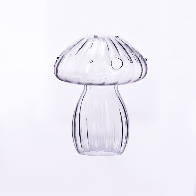 Botella de lujo del difusor de caña de la seta del vidrio de borosilicato del proveedor 2oz 5oz 8oz 10oz