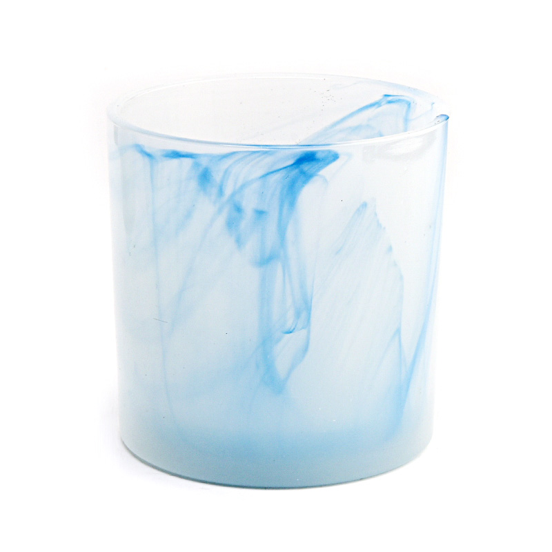 wholesale candle holder glass candle vessel with artistic effect