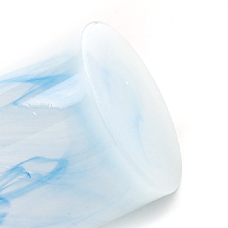 wholesale candle holder glass candle vessel with artistic effect