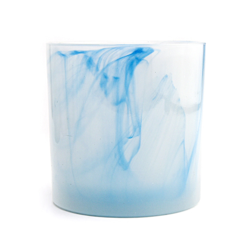 wholesale candle holder glass candle vessel with artistic effect
