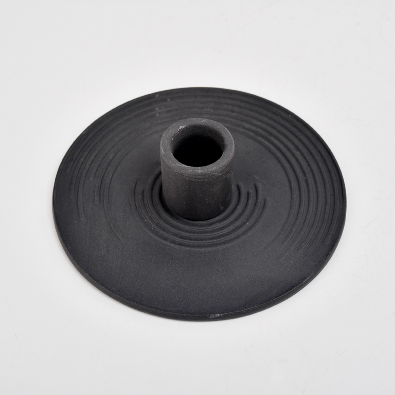 kućni dekor crni keramički držač baze svijećnjaka