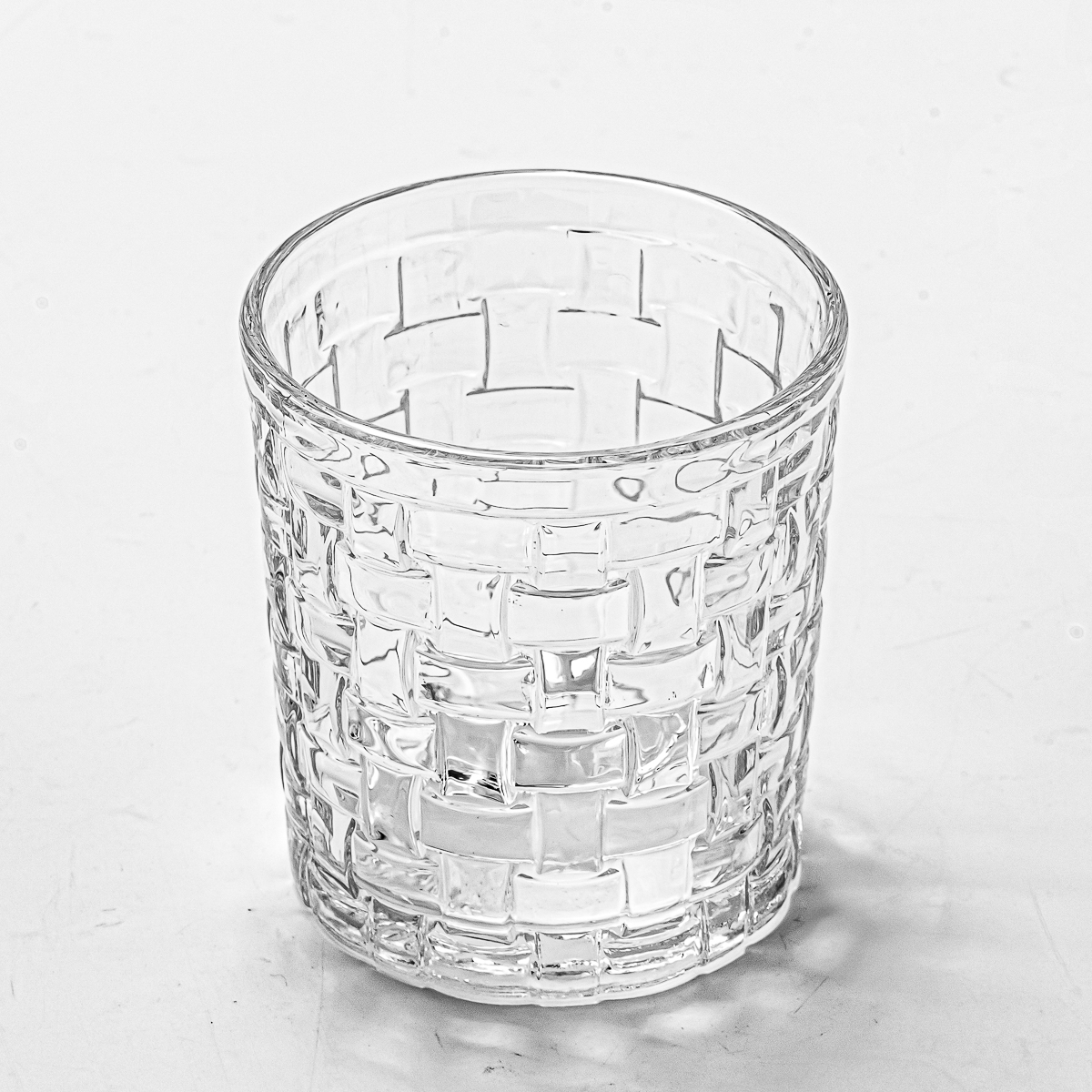 sıcak satış dokuma kabartmalı desen cam mum kavanozu