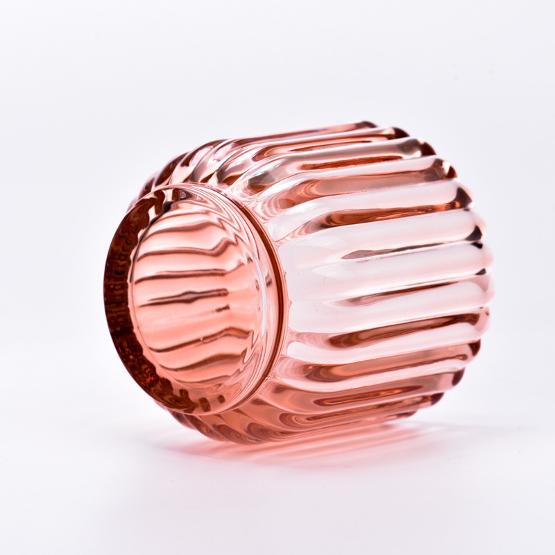 Mum yapımı için 200 ml dikey cam mum kavanozu