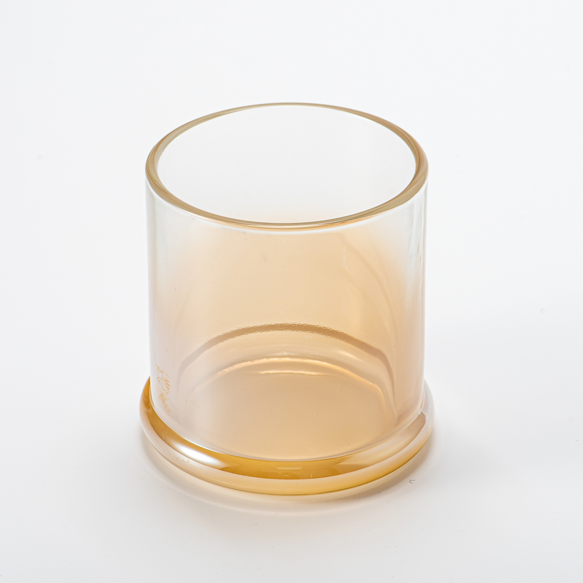 Tedarikçi ev dekorasyonu için geniş tabanlı 14 oz cam mum kavanozu