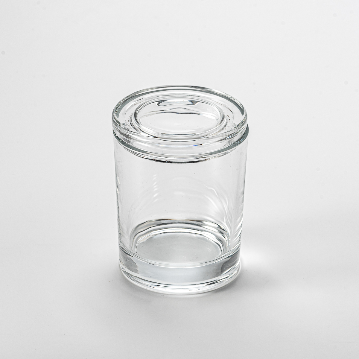 Supplier 3oz 5oz empty clear glass candle jar with glass lid for home deco Supplier 3oz 5oz empty clear glass candle jar with glass lid for home deco