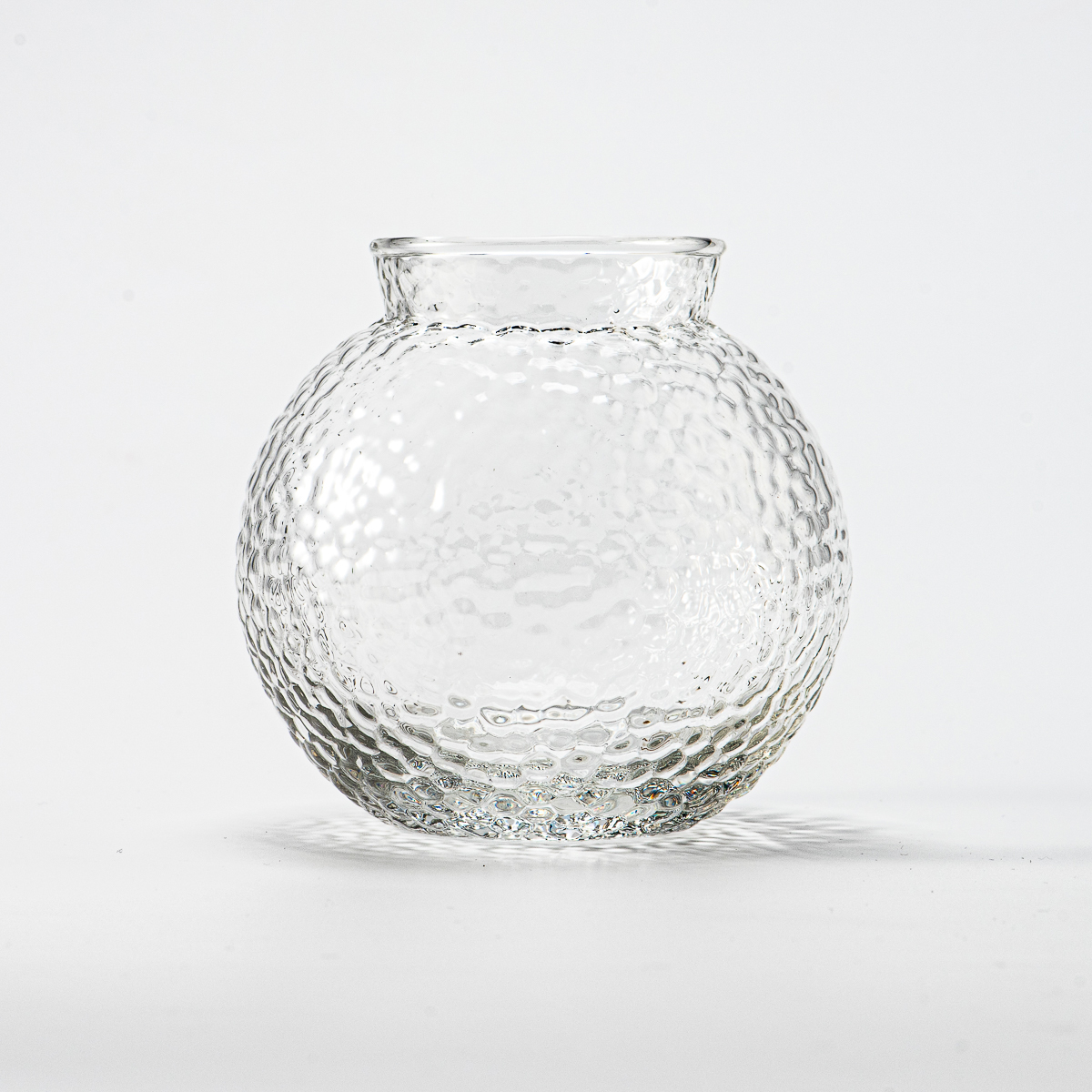 handmade honeycomb ball shape glass candle jar glass vase