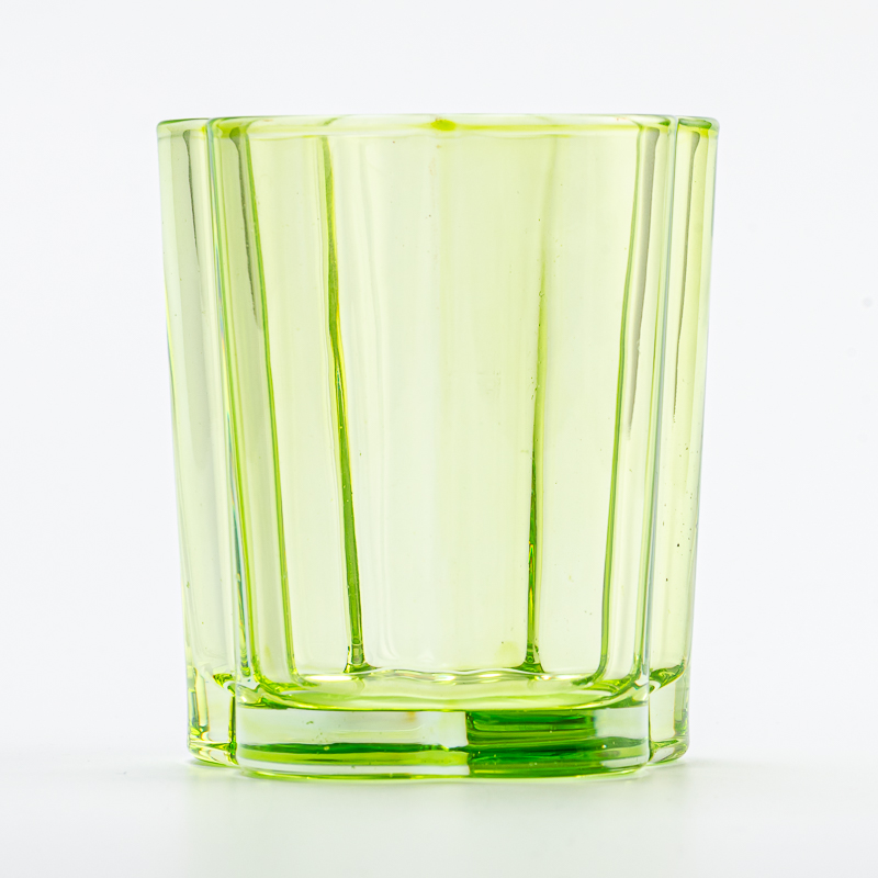Supplier 200ml empty unique glass candle vessel home decor