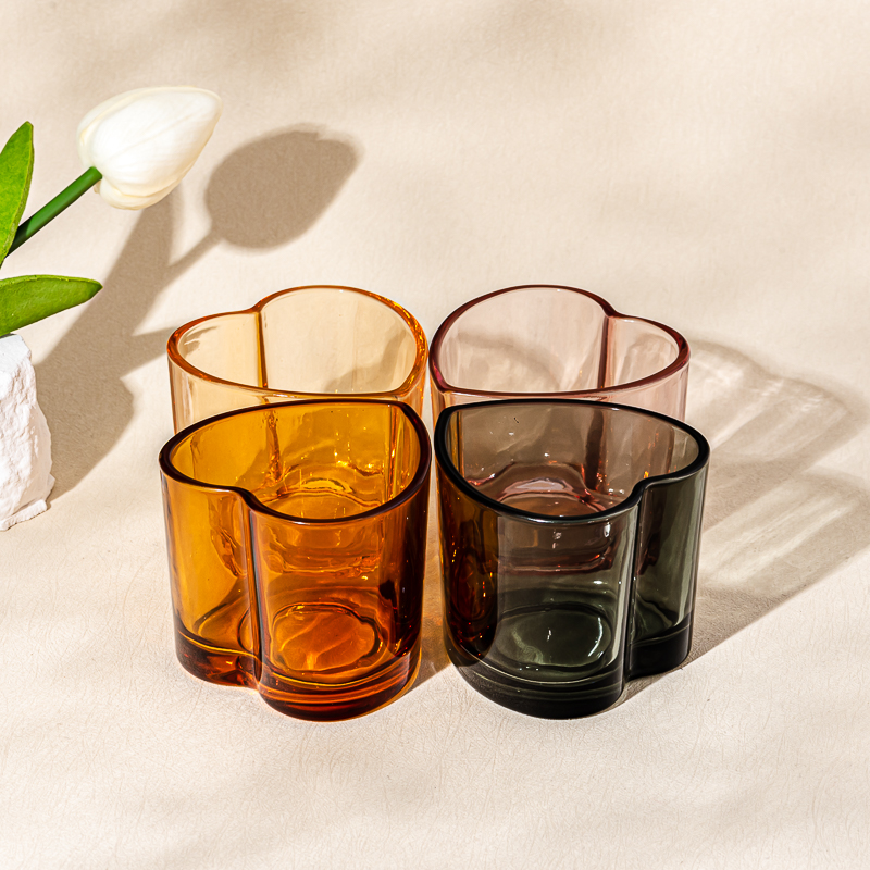 Wholesale 3oz 5oz Heart Shape Glass Candle Holders Votive Glass Candle Holders Wholesale 3oz 5oz Heart Shape Glass Candle Holders Votive Glass Candle Holders