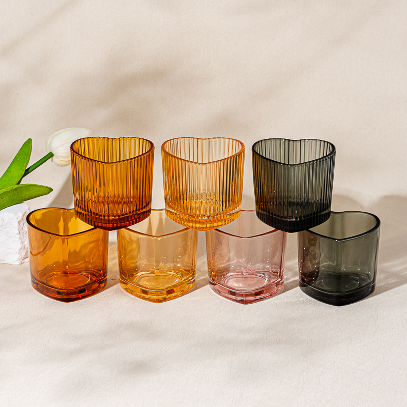 Wholesale 3oz 5oz Heart Shape Glass Candle Holders Votive Glass Candle Holders Wholesale 3oz 5oz Heart Shape Glass Candle Holders Votive Glass Candle Holders