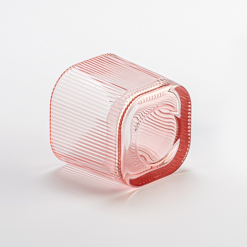 Bán buôn kính sọc màu hồng để làm nến
