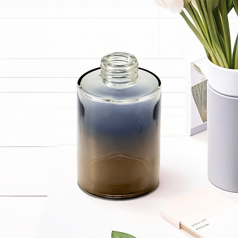 Moderne duft dekorert gradert glass vassdiffusorflaske luksuriøs tom