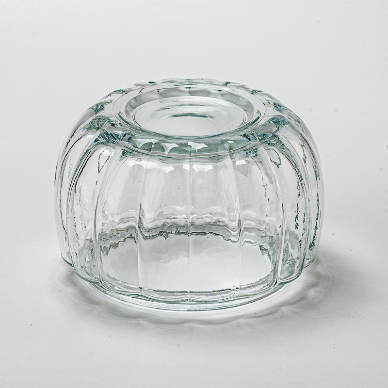 Wholesale 900ml Large Pumpkin Glass Cande Jar With Lids for Halloween