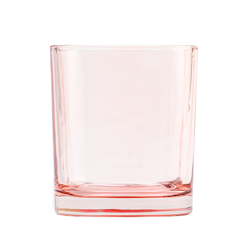 Heildsölu lúxus 8oz ferningur glerkerti